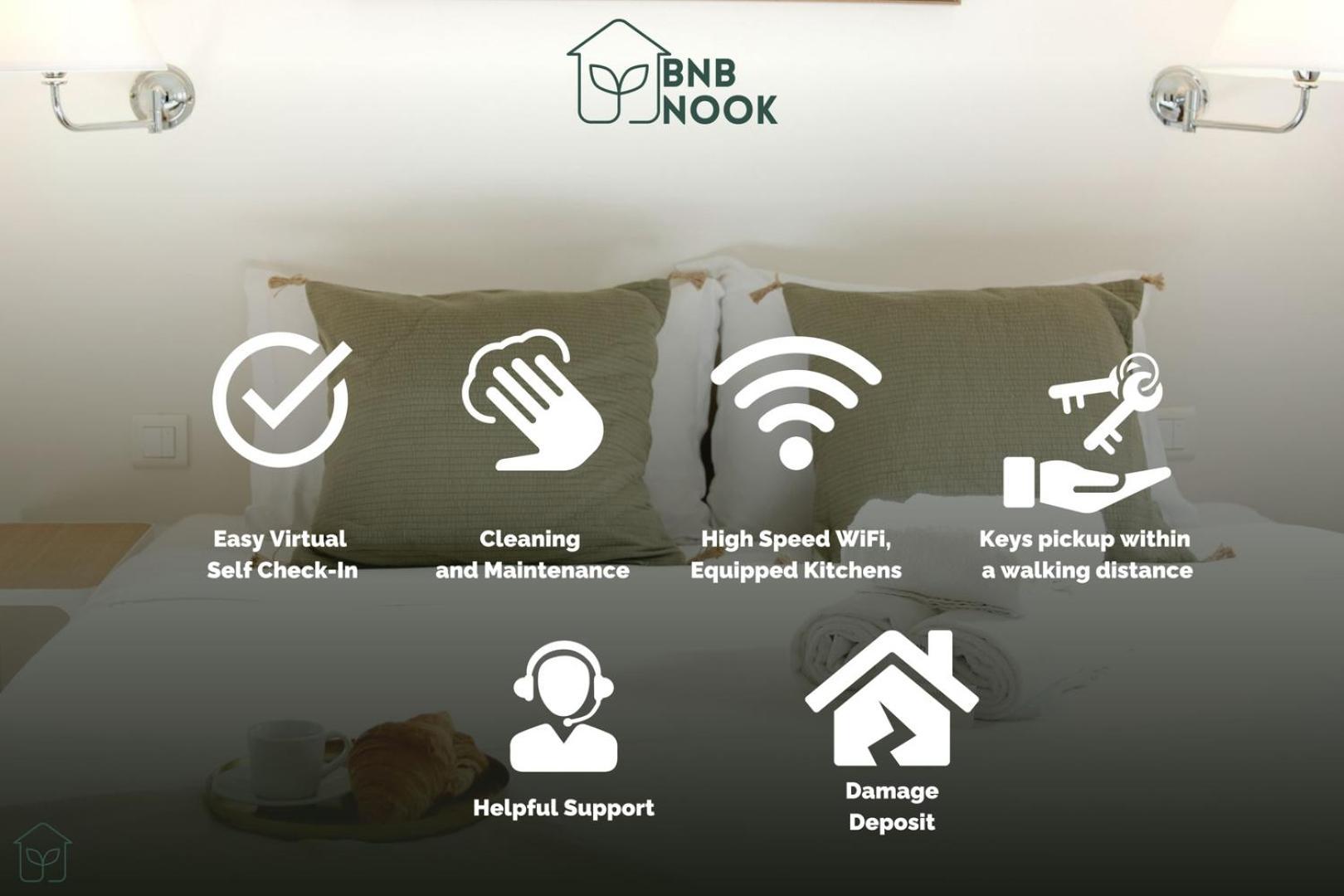 Bnbnook - Modern 1br With Balcony In The Heart Of West End